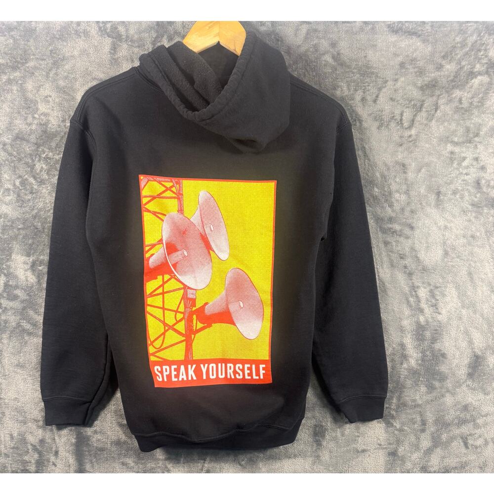 Band x BTS Big Hit Official Speak Yourself Full Zip Tour Hoodie Small Black